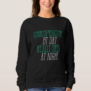 Sweatshirt Chiropratique Traitement de la colonne vertébrale 