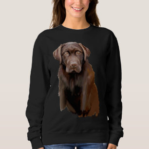 Sweatshirt Chocolat Labrador