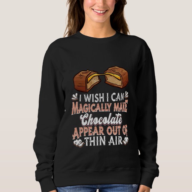 Sweatshirt Chocolate     Chocoholic Choco Bar Magic Chocolate (Devant)