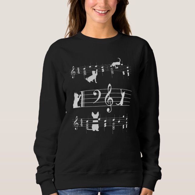 Sweatshirt Choir Chöre Musicien Choral Échelle Musique Choral (Devant)