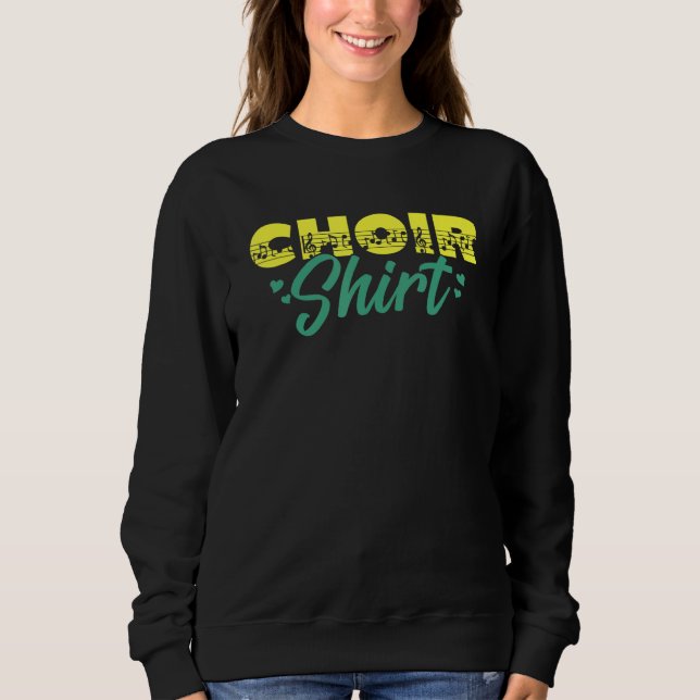 Sweatshirt Choir Music Group Singer Choir Member Director Tea (Devant)