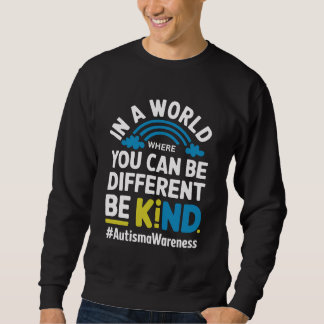 Sweatshirt Choisissez la gentillesse T-Shirt floral citation