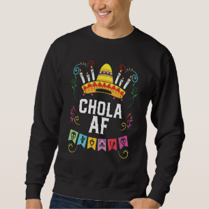 Sweatshirt Chola AF Mexicaine American Pride Amérique latine