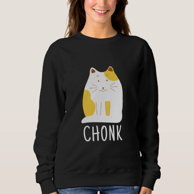 Sweatshirt Chonk Chat Funny Scale Meme (Devant)