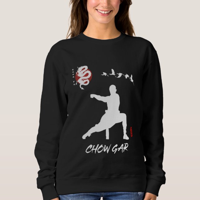 Sweatshirt Chow Gar Beginner Calligraphy Chinese Martial Desi (Devant)