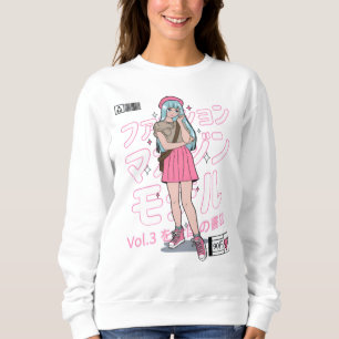 Sweatshirt chracter femelle anime