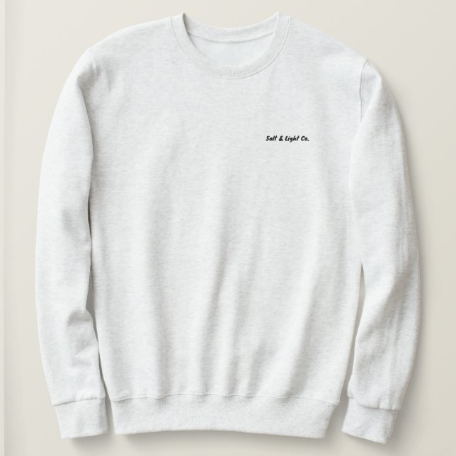 Sweatshirt chrétien (Design devant)