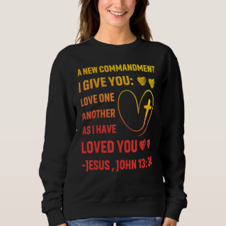 Sweatshirt Christ Evangile Jésus Fils de Dieu Citation 4