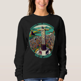 Sweatshirt Christ Rédempteur, Rio de Janeiro
