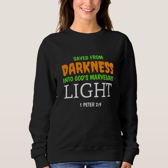 Sweatshirt Christian Anti Halloween SAUVÉ DE LA SOMME (Devant)