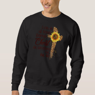 Sweatshirt Christian Bible Phil 413 Je peux faire des choses