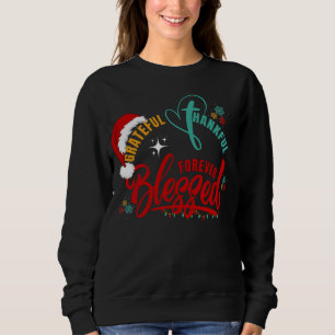 Sweatshirt Christian GRATEFUL MERCI NOËL BÉNÉFICIÉ