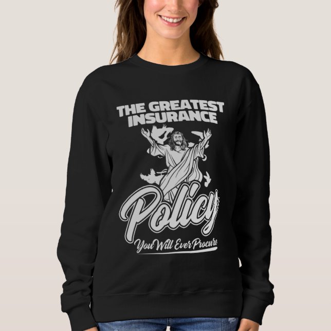 Sweatshirt Christian Jesus  Bible Religion Catholic Christian (Devant)