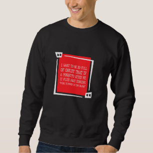 Sweatshirt Christian Mosquito Joke Funny Deluxe Religieux Jes