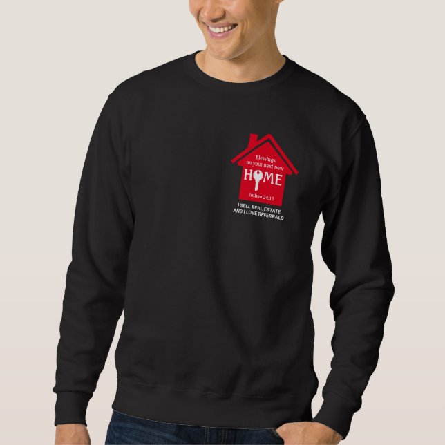 Sweatshirt Christian Realtor Je VENDS IMMOBILIER (Devant)