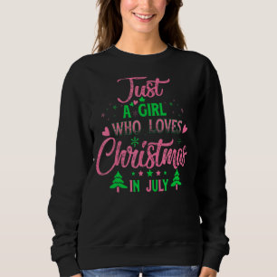 Sweatshirt Christmas Aka Juste Une Fille Qui Aime Noël Dans