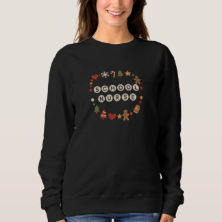 Sweatshirt Christmas Nurse School Bracelet – Festive Holiday 