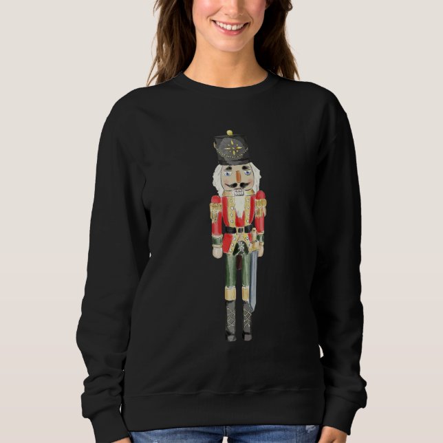 Sweatshirt Christmas Nutcracker Cozy Christmas Holiday Teache (Devant)