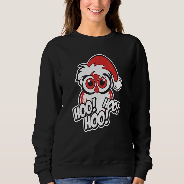 Sweatshirt Christmas Owl (Devant)