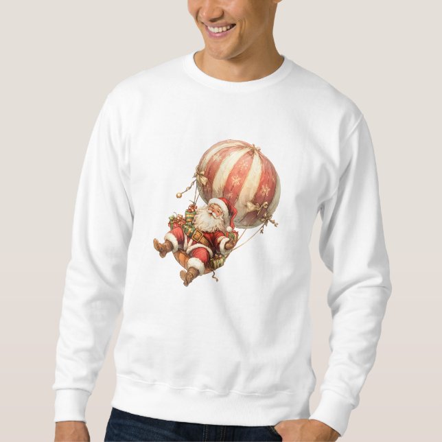 Sweatshirt Christmas Santa & Gift (Devant)