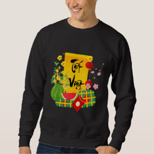 Sweatshirt Chuc Mung Nam Moi Année Du Tigre Tet Viet 2022