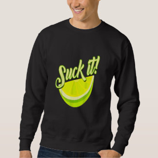 Sweatshirt Chuck It Mexicain Green Lime Slice Lemon Love