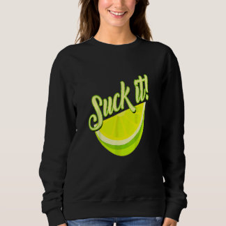 Sweatshirt Chuck It Mexicain Green Lime Slice Lemon Love