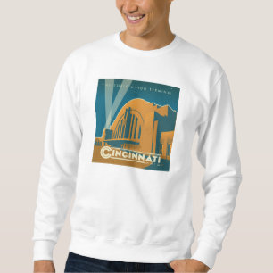 Sweatshirt Cincinnati, Ohio Terminal Union historique
