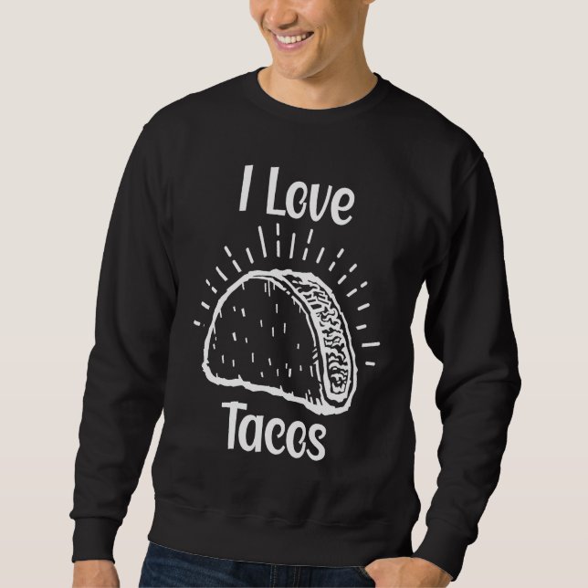 Sweatshirt Cinco De Mayo, Buritos , Mexico Tacos and Avocado  (Devant)