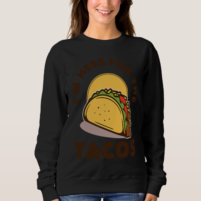Sweatshirt Cinco De Mayo Burritos  Mexico Tacos and Avocado   (Devant)