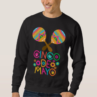 Sweatshirt Cinco De Mayo Burritos  Mexico Tacos and Avocado  