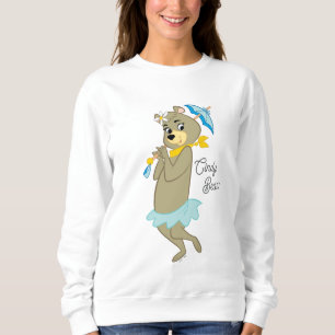 Sweatshirt Cindy Bear tenant le parasol