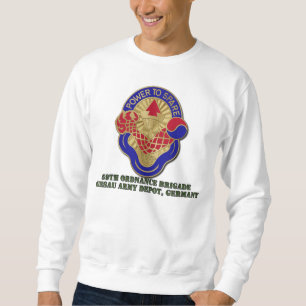 Sweatshirt cinquante-neuvième Crête de brigade d'artillerie