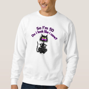Sweatshirt cinquantième Chat d'anniversaire