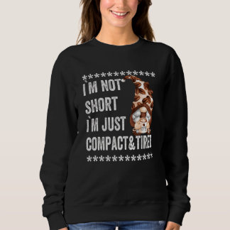 Sweatshirt Citation De Café Fatigué Pour Femmes Grandma De Ca