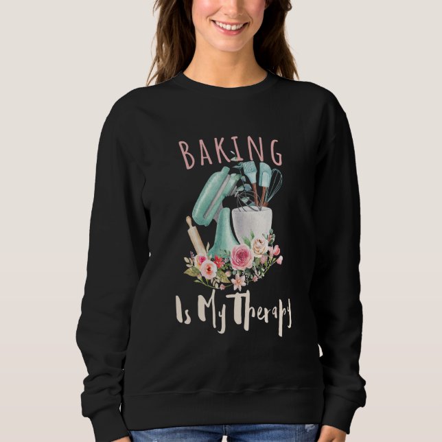 Sweatshirt Citation de cuisson Cool Baker Baking 3 (Devant)