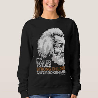 Sweatshirt Citation De Fierté Frederick Douglass Pour Histoir