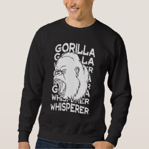 Sweatshirt Citation de gorille animal singe habitat dos argen