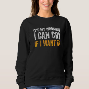 Sweatshirt Citation de gymnastique amusante C'est mon entraîn