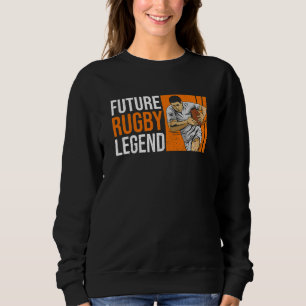 Sweatshirt Citation De La Légende Du Rugby Pour Enfants Pour 