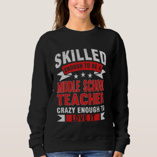 Sweatshirt Citation de profession amusante Apprentissage du c