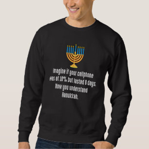 Sweatshirt Citation de téléphone portable cynique pour Hanouk
