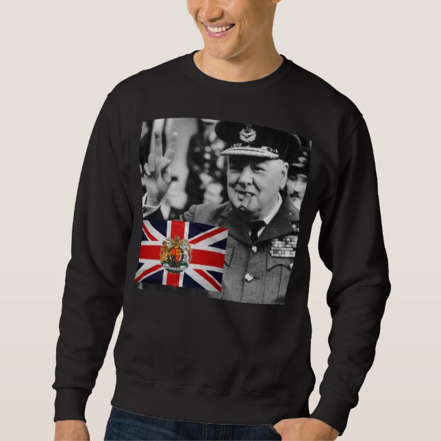 SWEATSHIRT CITATION DE WINSTON CHURCHILL (Devant)