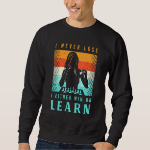 Sweatshirt Citation D'Échecs Vêtements Pour Un Joueur D'Échec
