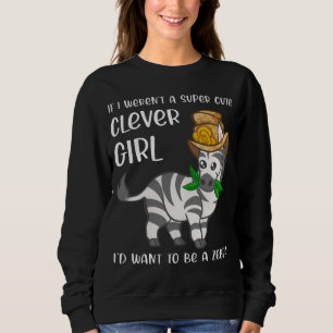 Sweatshirt Citation Drôle De La Femme D'Amour Zèbre Dit Migno