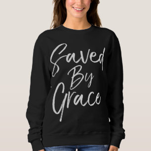 Sweatshirt Citation du salut chrétien Bible Verse Cadeau sauv