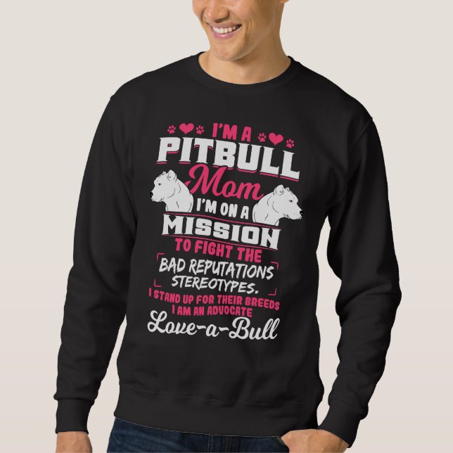 Sweatshirt Citation Pitbull (Devant)