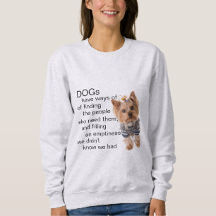 Sweatshirt Citations de Chien Yorkie 