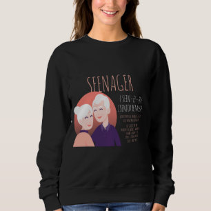 Sweatshirt Citoyen de Seenager Funny meme seniors citoyen ret