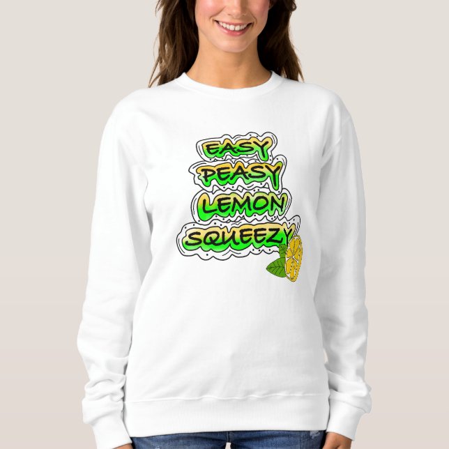 Sweatshirt Citron doux facile (Devant)